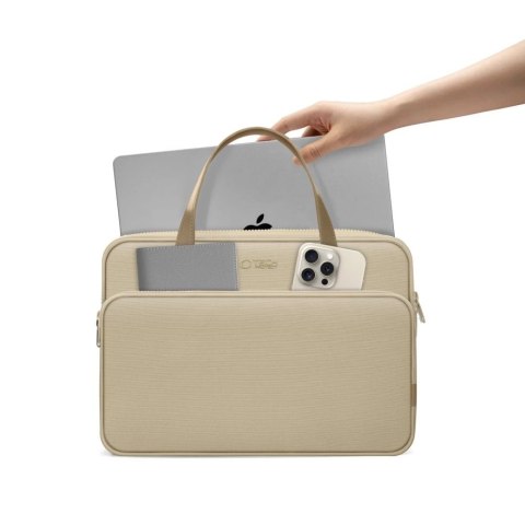 Torba Tech-Protect Carrying Bag na laptopa 13-14" - beżowa