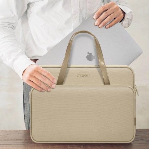 Torba Tech-Protect Carrying Bag na laptopa 13-14" - beżowa
