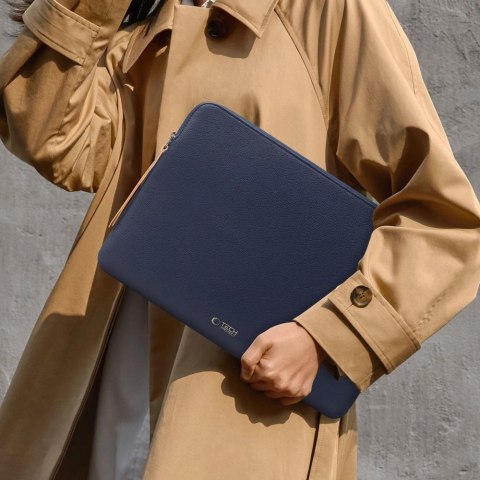 Torba Tech-Protect Fleece na laptopa 13-14" - niebieska