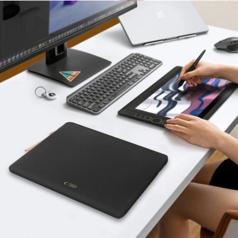 Torba Tech-Protect Fleece na laptopa 15-16 - czarna