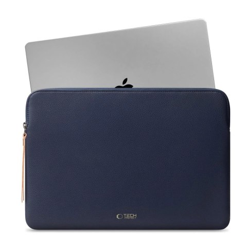 Torba Tech-Protect Fleece na laptopa 15-16 - granatowa