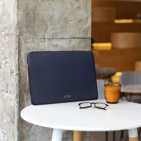 Torba Tech-Protect Fleece na laptopa 15-16 - granatowa
