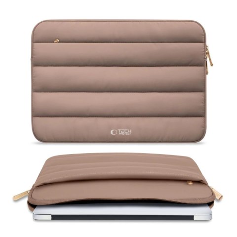 Torba Tech-Protett Fluffy na laptopa 13-14 - brązowa