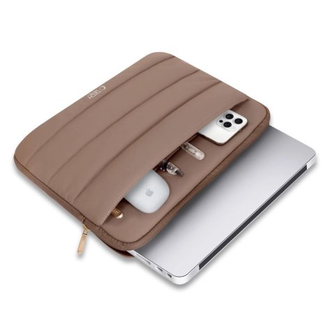Torba Tech-Protett Fluffy na laptopa 13-14 - brązowa