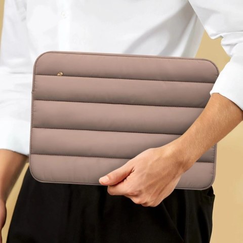 Torba Tech-Protett Fluffy na laptopa 13-14 - brązowa
