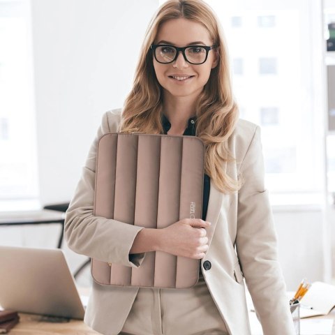 Torba Tech-Protett Fluffy na laptopa 13-14 - brązowa