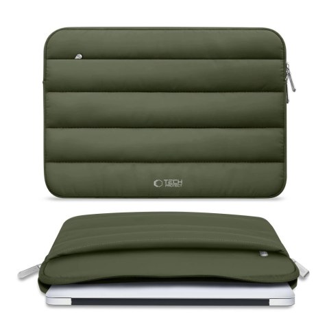 Torba Tech-Protett Fluffy na laptopa 13-14 - zielona