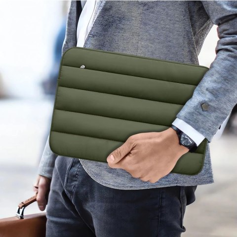 Torba Tech-Protett Fluffy na laptopa 13-14 - zielona
