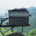 Torba rowerowa Rockbros A30 ROAD TO SKY składana na bagażnik 15-30 l - szara