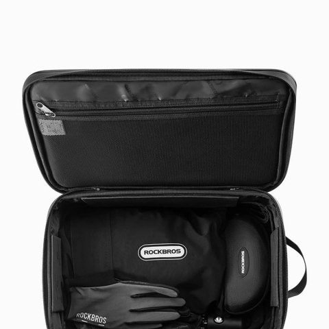 Torba rowerowa Rockbros A30 ROAD TO SKY składana na bagażnik 15-30 l - szara
