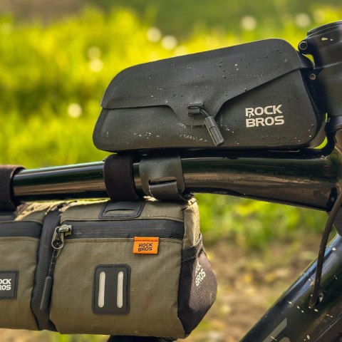 Torba rowerowa Rockbros AS-134 ROAD TO SKY wodoodporna na ramę 0,6 l - czarna
