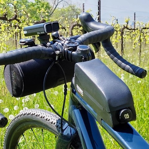 Torba rowerowa Rockbros AS-134 ROAD TO SKY wodoodporna na ramę 0,6 l - czarna