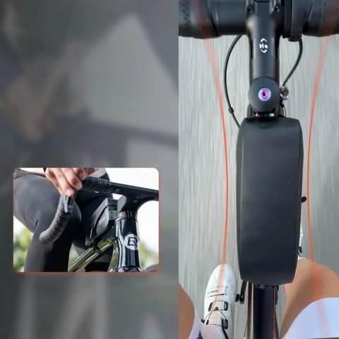 Torba rowerowa Rockbros AS-134 ROAD TO SKY wodoodporna na ramę 0,6 l - czarna