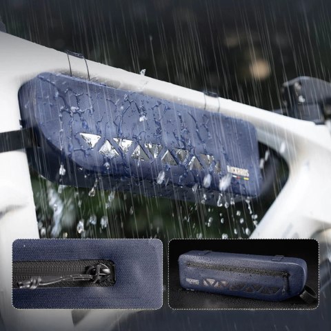 Torba rowerowa Rockbros AS-140 ROAD TO SKY wodoodporna pod ramę 1,7 l - niebieska