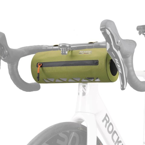 Torba rowerowa Rockbros AS-145 ROAD TO SKY na kierownicę wodoodporna 2 l - zielona