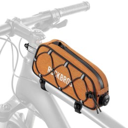 Torba rowerowa Rockbros TL004 ROAD TO SKY 0,7 l na ramę wodoodporna - pomarańczowa