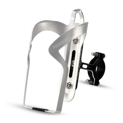 Adapter koszyka na bidon Rockbros KS-416 aluminiowy regulowany - czarny