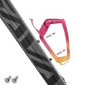 Koszyk na bidon Rockbros RKL02 aluminiowy - czerwono-złoty