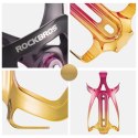 Koszyk na bidon Rockbros RKL02 aluminiowy - czerwono-złoty
