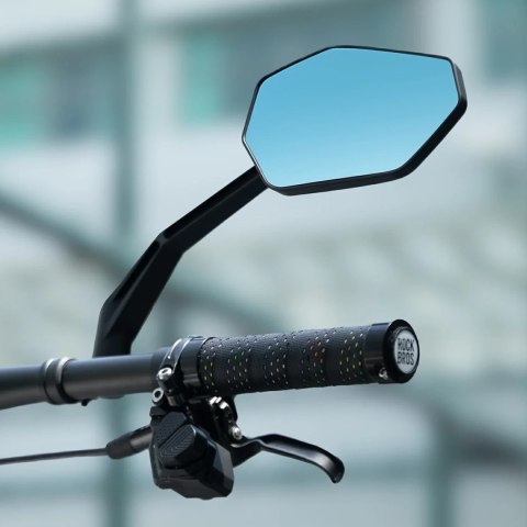 Lusterko rowerowe Rockbros F-253W przeciwodblaskowe ramię z włókna węglowego - prawe