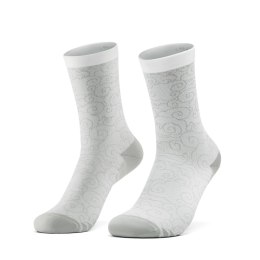 Skarpetki kolarskie Rockbros 490025001 ROAD TO SKY 39-42 cm - białe