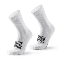 Skarpetki kolarskie Rockbros 49210016001 ROAD TO SKY 36-38 cm - białe