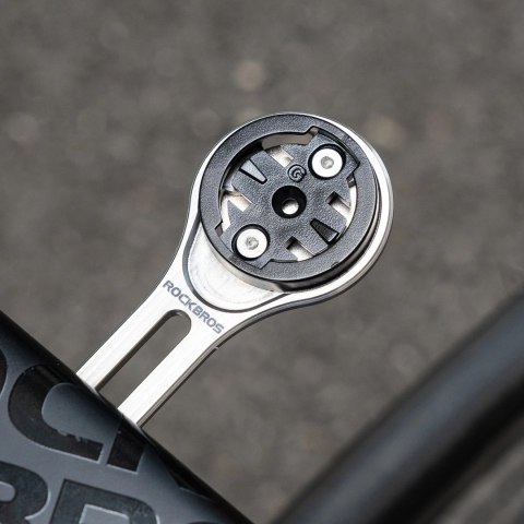 Uchwyt na licznik rowerowy Rockbros FK-307T stop tytanu - tytanowy
