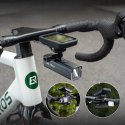 Uchwyt na licznik rowerowy Rockbros FK-307W włókno węglowe - czarny