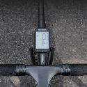Uchwyt na licznik rowerowy Rockbros FK-307W włókno węglowe - czarny