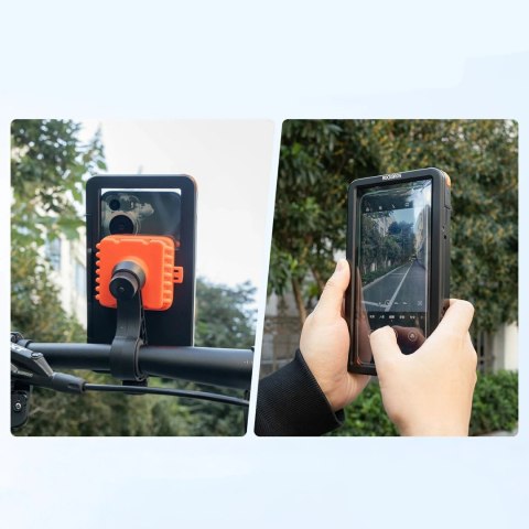 Uchwyt na telefon Rockbros HW-87 magnetyczny wodoodporny - czarny