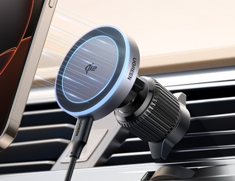 Ładowarka samochodowa UGREEN W708 indukcyjna 15W