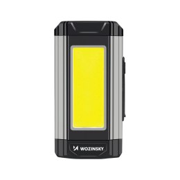 Lampa robocza Wozinsky WLR-15W 15 W 1500 lm diody CREE IPX6 z funkcją powerbanku - szara