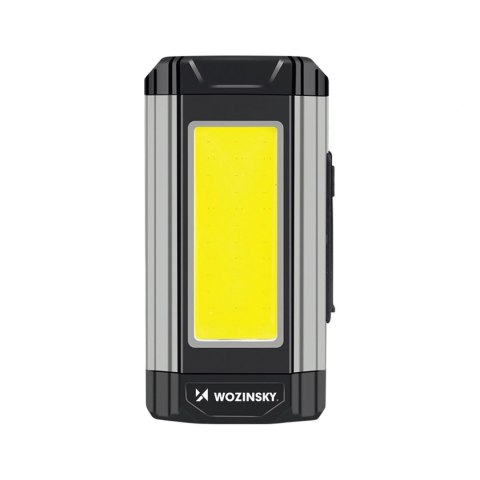 Lampa robocza Wozinsky WLR-15W 15 W 1500 lm diody CREE IPX6 z funkcją powerbanku - szara