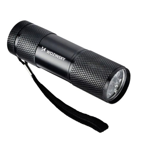 Latarka UV Wozinsky WLD-9L IP65 do wykrywania śladów - czarna