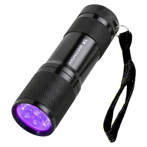 Latarka UV Wozinsky WLD-9L IP65 do wykrywania śladów - czarna