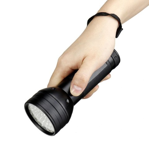 Latarka UV Wozinsky WLT-51L IP65 do wykrywania śladów - czarna