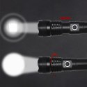 Latarka taktyczna Wozinsky WLT-15W 15 W 1500 lm CREE IP65 z regulacją wiązki - czarna