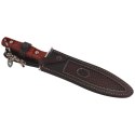 Nóż Muela DG-21 Remate Brown Canvas Micarta, Satin MoVa 1.4116
