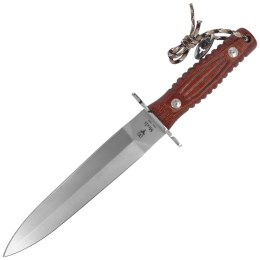 Nóż Muela DG-21C Brown Canvas Micarta, Satin MOVA 1.4116