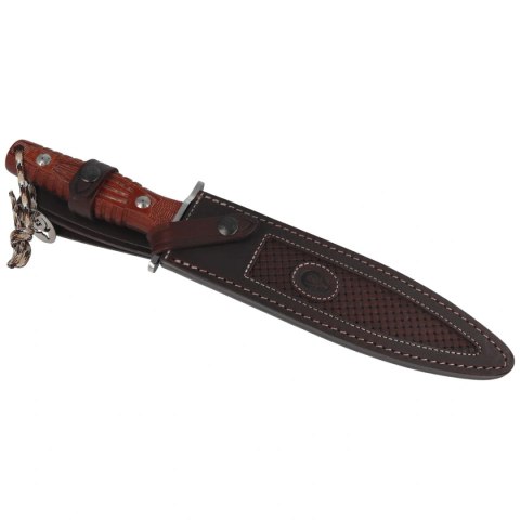Nóż Muela DG-21C Brown Canvas Micarta, Satin MOVA 1.4116