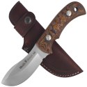 Nóż Muela Sioux-10J Brown-Mustard Micarta Jute, Satin 14C28N