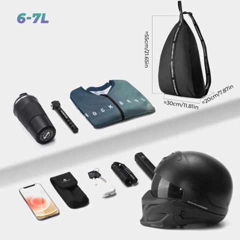 Plecak Rockbros H34 z uchwytem na kask - czarny