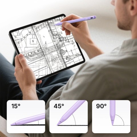 Rysik aktywny Metapen A8 stylus do iPada USB-C - fioletowy