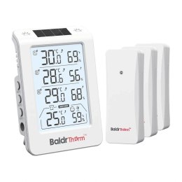 Termohigrometr BALDRTHERM B0598 3-kanałowy z automatycznym podświetlaniem