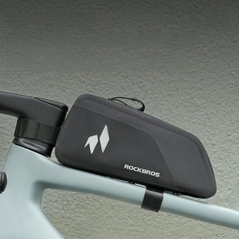 Torba na górną rurę Rockbros AS-151 RideMate wodoodporna - czarna