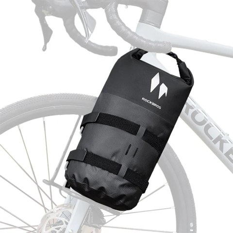 Torba na widelec Rockbros AS-156 7l wodoodporna sakwa - czarna