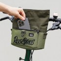 Torba przednia Rockbros W020 dwufunkcyjna, na rower/na ramię - zielona