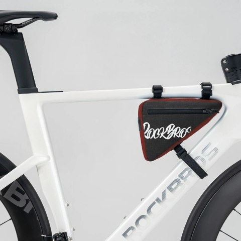 Torba rowerowa Rockbros G001 Flash Journey na ramę trójkątna 0.8 l - czerwona