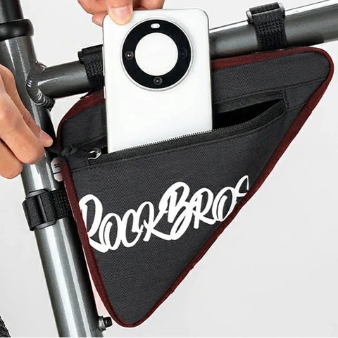 Torba rowerowa Rockbros G001 Flash Journey na ramę trójkątna 0.8 l - czerwona