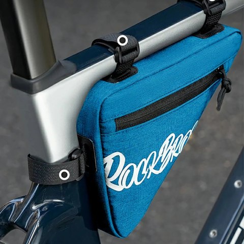 Torba rowerowa Rockbros G001 Flash Journey na ramę trójkątna 0.8 l - niebieska